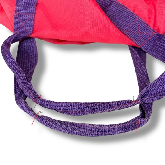 Vintage Nike Women's Athletic Duffle Bag 80s RARE Nylon Embroidered Swoosh - Picture 10 of 12